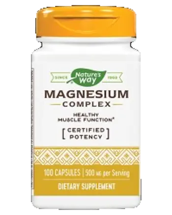 Nature's Way Magnesium Complex 250 mg За здрави мускули и нервна система х 100 капсули