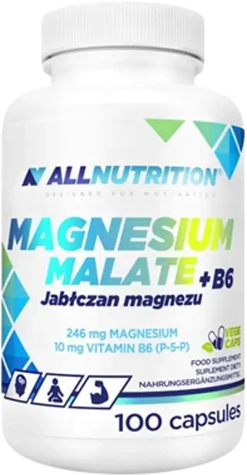 AllNutrition Magnesium Malate + B6 123 mg Магнезиев Малат с Витамин B6
