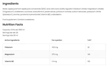 OstroVit Magnesium Shot with Potassium + B6 Шот с магнезий, калий и витамин B6