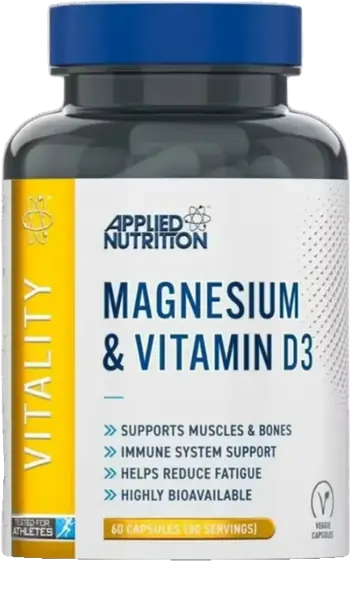 Applied Nutrition Magnesium & Vitamin D3 За костно, мускулно и нервно здраве х 60 капсули