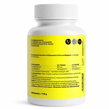 ZEINpharma Магнезий Бисглицинат Хелат  375 мг - 120 капсули, 40 дози