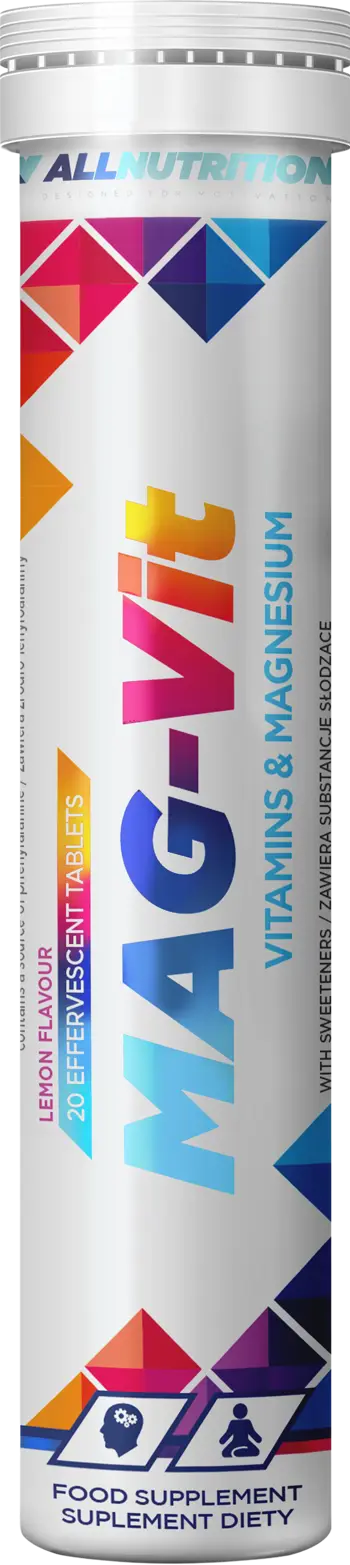 AllNutrition Mag-Vit Magnesium & Vitamins Effervescent Ефервесцентни таблетки с магнезий и витамини