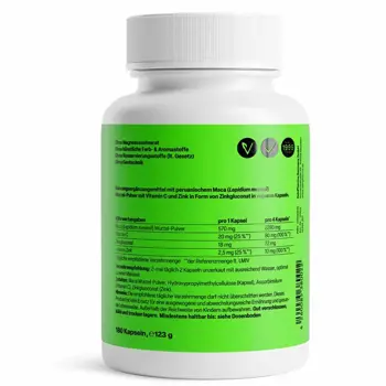 ZEINpharma Maca Gold с Витамин C и Цинк 180 капсули