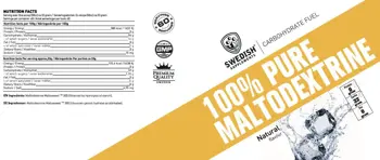 SWEDISH Supplements Maltodextrin 100% Pure Малтодекстрин - 3000 грама, 60 дози