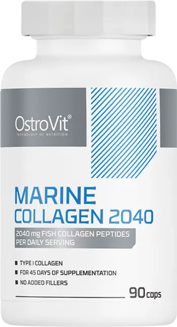 OstroVit Marine Collagen 2040 Рибен Колаген - 90 капсули, 45 дози