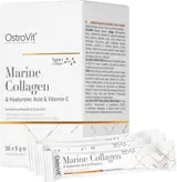 OstroVit Marine Collagen & Hyaluronic Acid Powder with Vitamin C За здраве на кожата, косата и ставите