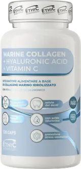 EthicSport Marine Collagen with Hyaluronic Acid & Vitamin C За здраве на кожата и ставите х 120 капсули