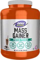 NOW Foods Mass Gainer Powder High Protein Gainer Високопротеинов Гейнър на Прах -  2495 грама, 18 дози