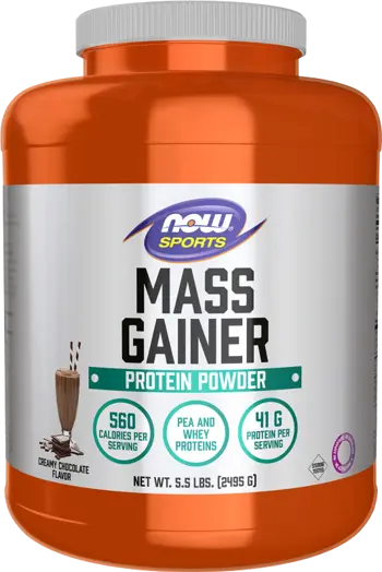 NOW Foods Mass Gainer Powder High Protein Gainer Високопротеинов Гейнър на Прах -  2495 грама, 18 дози