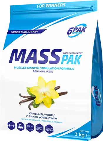 6PAK Nutrition MASS PAK Гейнър