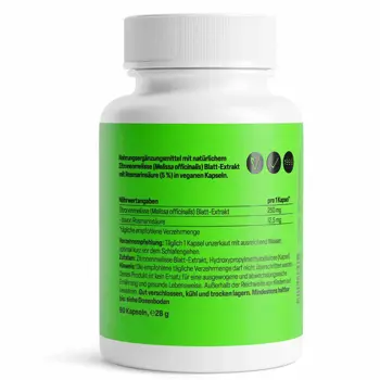 ZEINpharma Маточина (Melissa) 250 mg За спокоен сън и намаляване на стреса х 90 капсули
