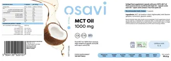 Масло МСТ / MCT Oil 1000 mg | C8 + C10