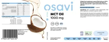 Масло МСТ / MCT Oil 1000 mg | C8 + C10