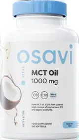 Osavi MCT Oil 1000 mg C8 + C10 Чисто MCT масло от кокос