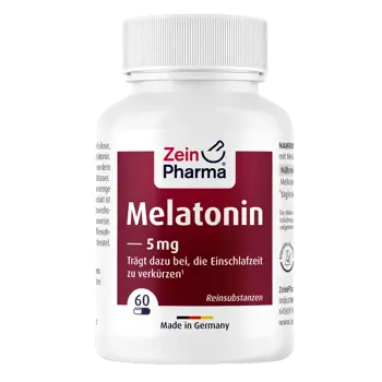 ZEINpharma Melatonin 5 mg Мелатонин за по-бързо заспиване х 60 капсули