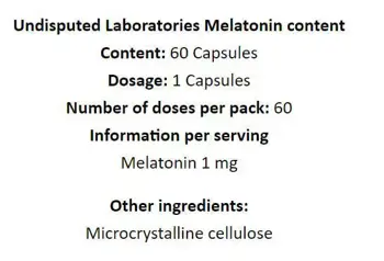 Мелатонин / Melatonin 1 mg