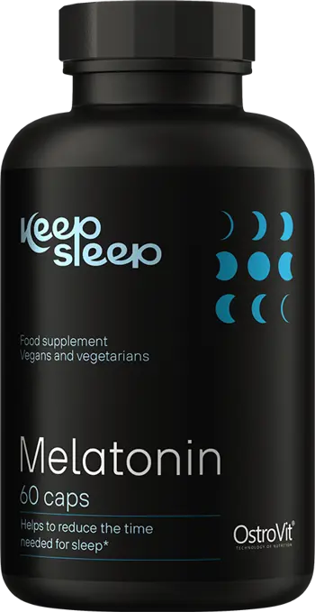 OstroVit Melatonin 1 мг Мелатонин - 60 капсули, 60 дози