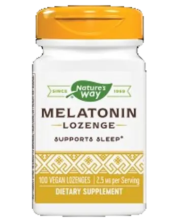 Nature's Way Melatonin Lozenges 2.5 mg За регулиране на съня х 100 дражета