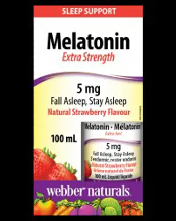Melatonin Extra Strength 5 mg Drops 100 ml