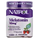 Melatonin Gummies 10 mg 90 желирани бонбони, 45 Дози