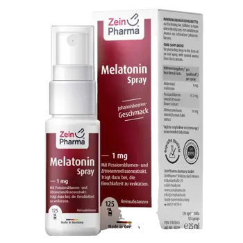 ZEINpharma Мелатонин с Пасифлора и Маточина Спрей за бързо заспиване и качествен сън 25 мл