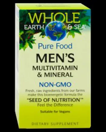 Men's Multivitamin and Minerals NON-GMO 60 Таблетки, 30 Дози