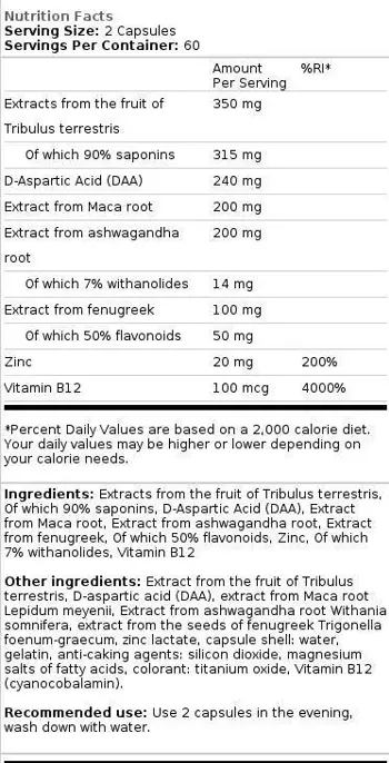 AllNutrition Men's Support Extreme Комплексна формула за мъже х 120 капсули