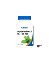 Nutricost Peppermint Oil При стомашен дискомфорт, 50 mg х 120 софтгел капсули