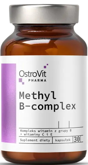 OstroVit Methyl B-Complex Витамин Б Комплекс - 30 капсули, 30 дози