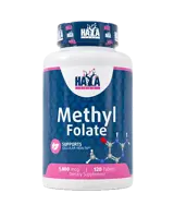 HAYA LABS Methyl Folate 1000 mcg Активна форма на фолиева киселина - 120 таблетки
