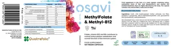 Osavi MethylFolate & Methyl-B12 с Quatrefolic® 120 капсули