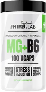 #HIRO.LAB MG + B6 Магнезиев Цитрат + B6 за Нервна Система и Намаляване на Стреса