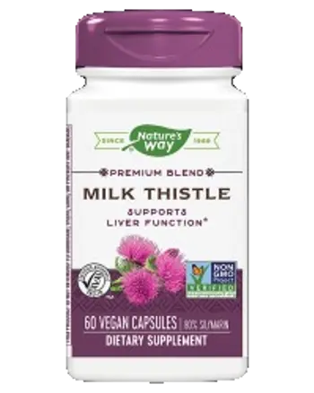 Nature's Way Milk Thistle 295 mg В подкрепа на черния дроб х 60 капсули