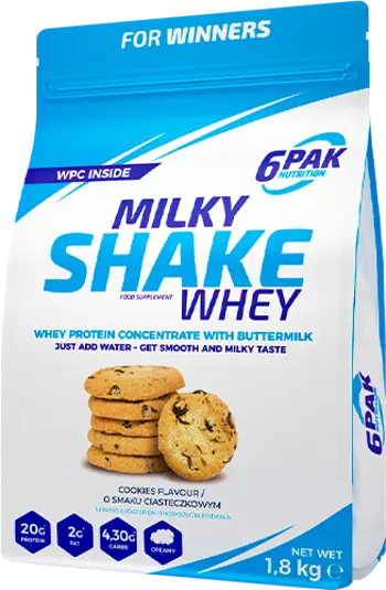 6PAK Nutrition Milky Shake Whey Суроватъчен Протеин Концентрат