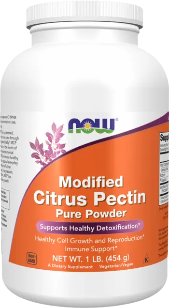 NOW Foods Modified Citrus Pectin Powder PectaSol-C® Цитрусов Пектин - 454 грама, 91 дози