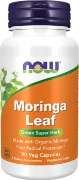 NOW Foods Moringa Leaf 400 mg Защита от свободни радикали