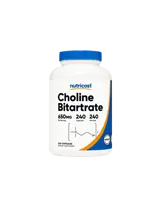 Nutricost Choline Bitartrate Холин Битартрат (Витамин В4) за мозъчна функция х 240 капсули