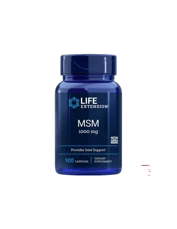 Life Extension MSM (МетилСулфонилМетан) 1000 mg х 100 капсули