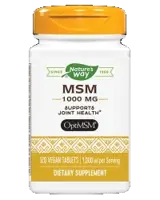 Nature's Way MSM 1000 mg За здрави стави и съединителна тъкан х 120 капсули