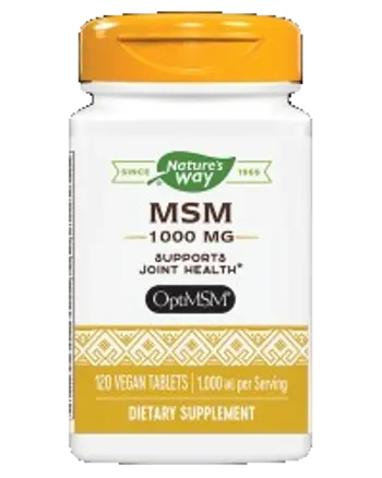 Nature's Way MSM 1000 mg За здрави стави и съединителна тъкан х 120 капсули