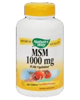 Nature's Way MSM 1000 mg OptiMSM® за здрави стави и съединителна тъкан х 200 капсули