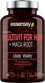 Мултивитамини за Мъже с Корен от Мака / Multivit for Him + Maca Root