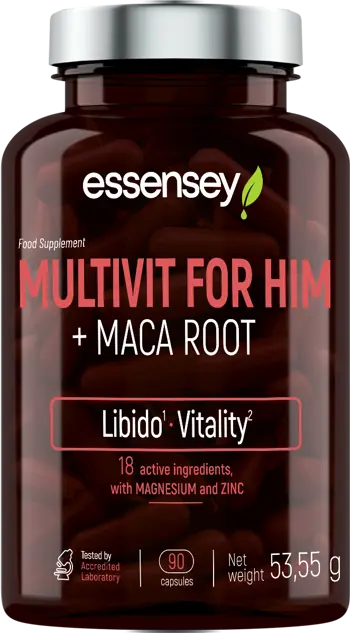 Мултивитамини за Мъже с Корен от Мака / Multivit for Him + Maca Root