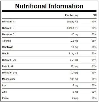 MyProtein Multivitamin Blend Мултивитамини - 100 грама