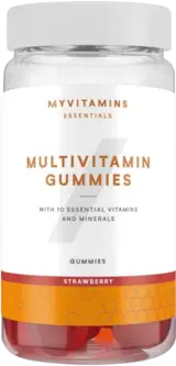 MyProtein Multivitamin Gummies Дъвчащи Мултивитаминни с Вкус на Ягода - 60 желирани бонбони, 60 дози