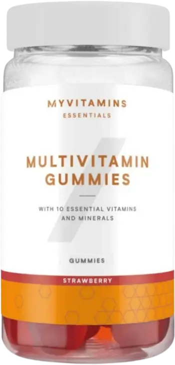 MyProtein Multivitamin Gummies Дъвчащи Мултивитаминни с Вкус на Ягода - 60 желирани бонбони, 60 дози