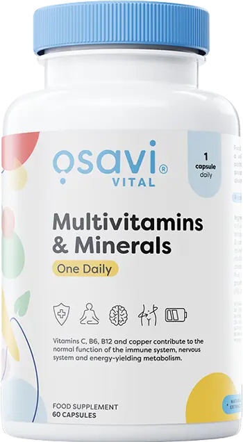 Osavi Multivitamins & Minerals One Daily Комплексни мултивитамини и минерали х 60 капсули