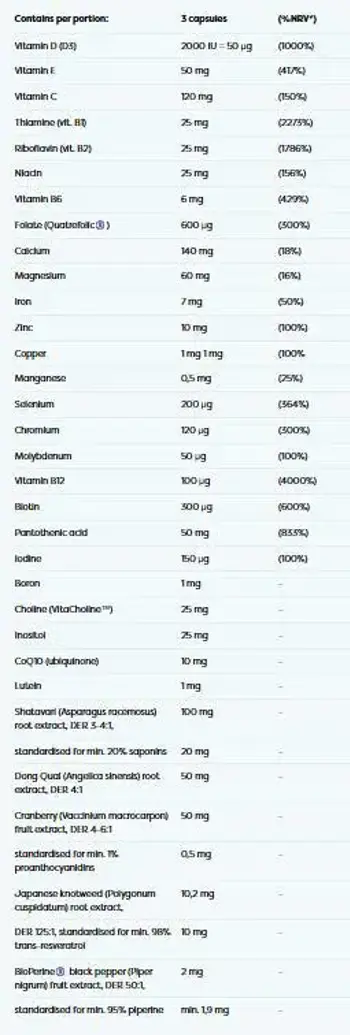 Osavi Multivitamins & Minerals Woman Мултивитамини и Минерали за Жени