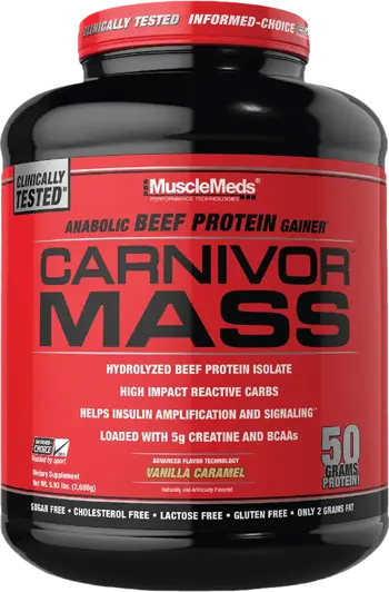 MuscleMeds Carnivor Mass Beef Gainer - Гейнър с телешки протеин