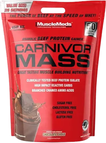MuscleMeds Carnivor Mass Beef Gainer - Гейнър с телешки протеин